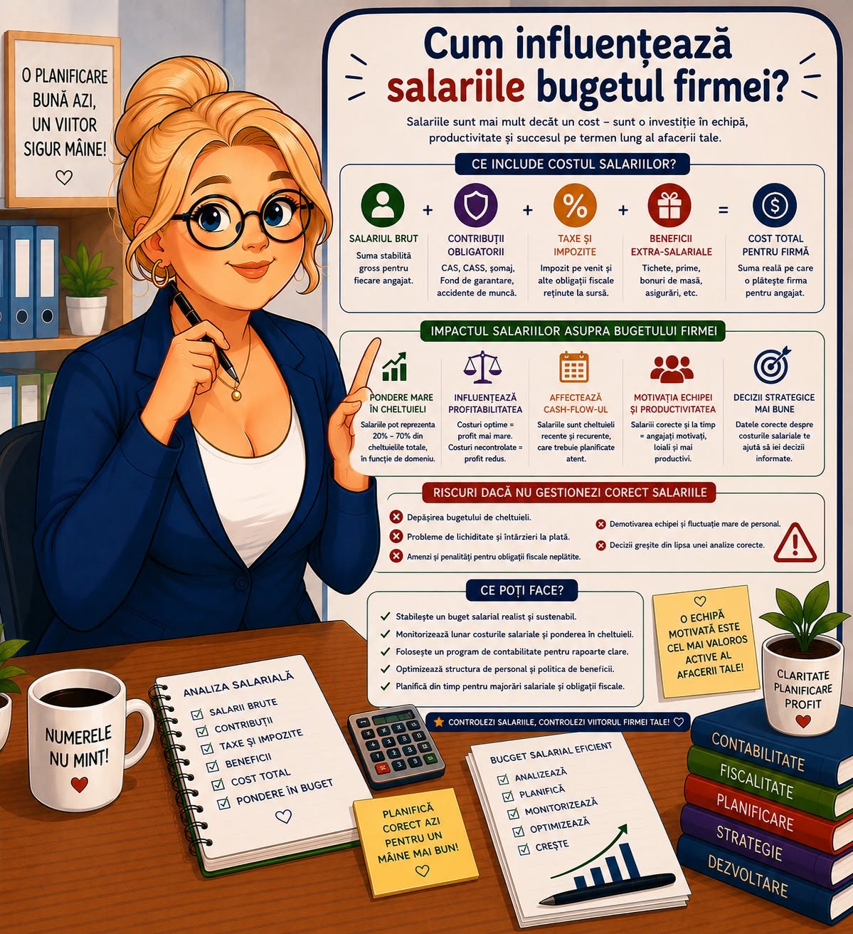 Cum influențează salariile bugetul firmei?